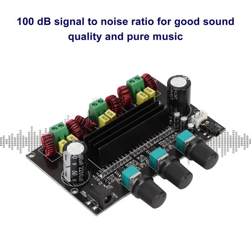 Digital Power Amplifier Board 80W+80W+100W 2.1 Channel Power Amplifier Board