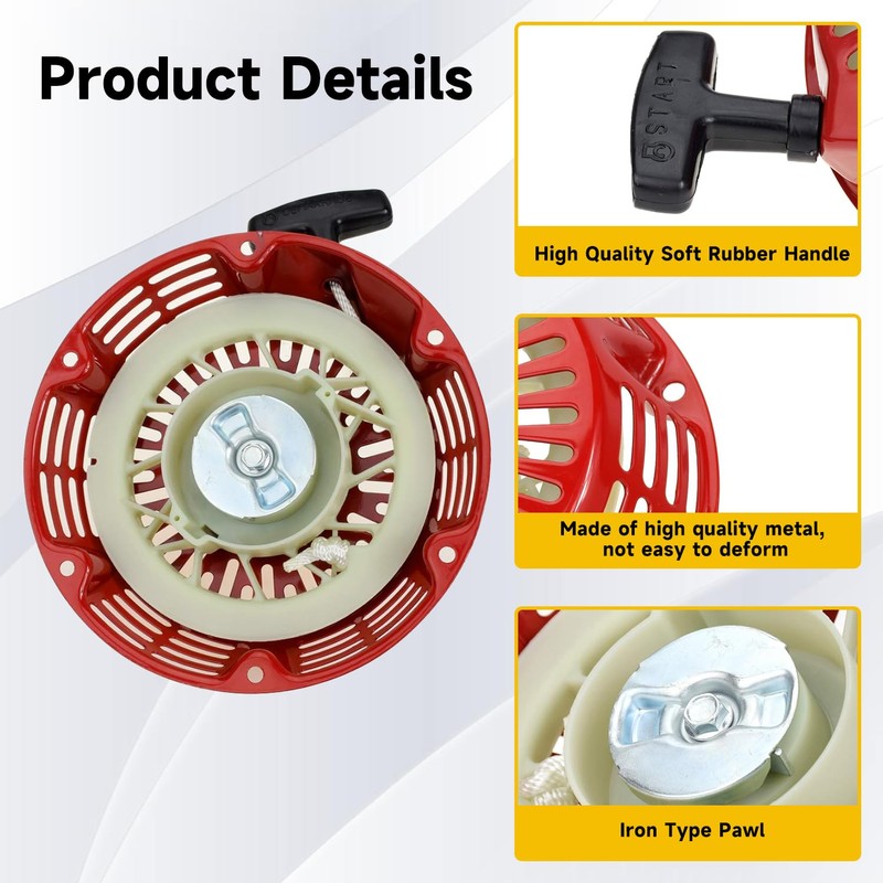 HIAORS GX270 Pull Start Recoil Starter Assembly Compatible with GX240