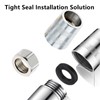 2 Sets Universal Stainless Steel & Brass Shower Hose Nut