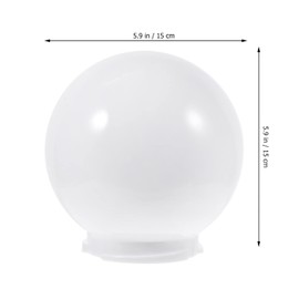 Holibanna Acrylic Outdoor Lampshade Spherical Lamp Cover for Decoration Unique Handmade Design with Workmanship for Living and Dining