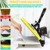 Whubefy Heat Press Machine for T Shirts 15x15 Slide Out