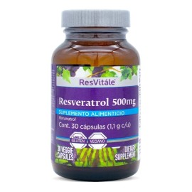 Resvitale Resveratrol 500 Mg Sin sabor