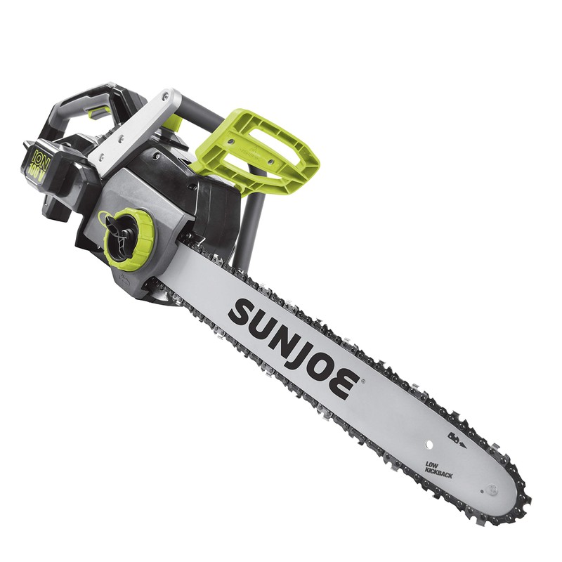 Sun Joe iON100V-18CS-CT 18-Inch 100-Volt Brushless Lithium-iON Cordless Handheld Chain