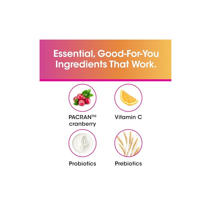 vH essentials Probiotics for Women with Prebiotics and Cranberry, 120