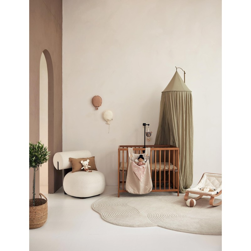 Jollein 043-001-67078 Stoff Spieluhr Bär grau/braun