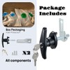 Ojeemii 2PCS Truck Cap Locking T-Handle, Camper Shell Accessories, T-Handle