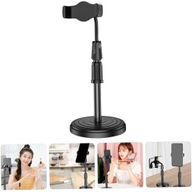 Unbranded Sturdy Plastic Desk Phone Stand Mobile Phone Holder for Filming Live Streaming