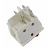 Rocker Switch White 4 Pin 16 A 250 VAC 30