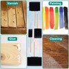 Pndeyo 4pcs 4 Sizes Foam Paint Brushes, Sponge Paintbrushes with