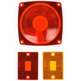 Optronics A8RK Tail and Side Marker Light Replacement Lens Set, Red