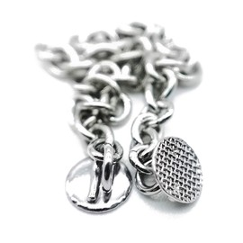 10 Packs Sino Dental Group Orthodontic Braces Eruption Appliance With Traction Chain,Gold/Sliver, Round/Retangular Base (Round, Sliver)