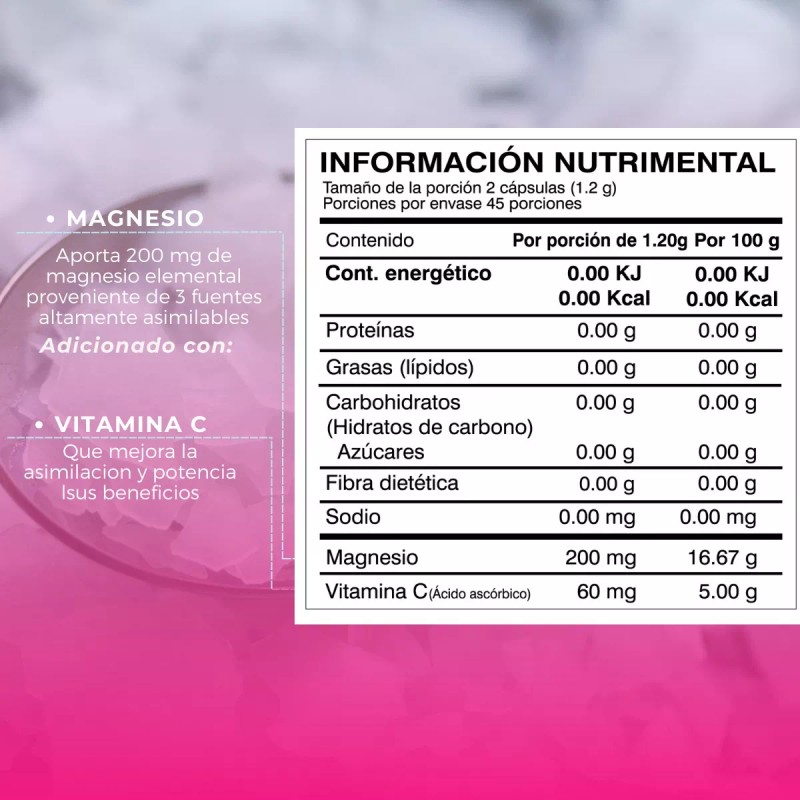 Biosuple Complejo Triple Magnesio Biosuple Suplemento 90cap 600mg