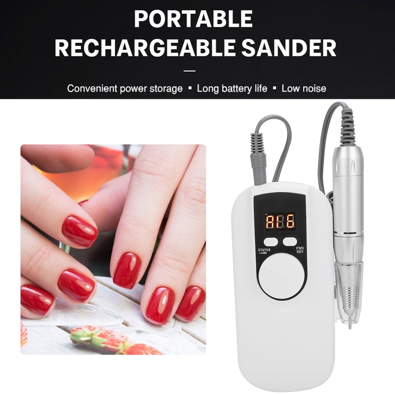 35000RPM Portable Nail Drill Machine Electric Nail Grinding Polisher Manicure