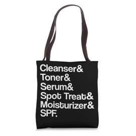 Korean Skincare Routine Esthetician MUA Dermatologist Tote Bag