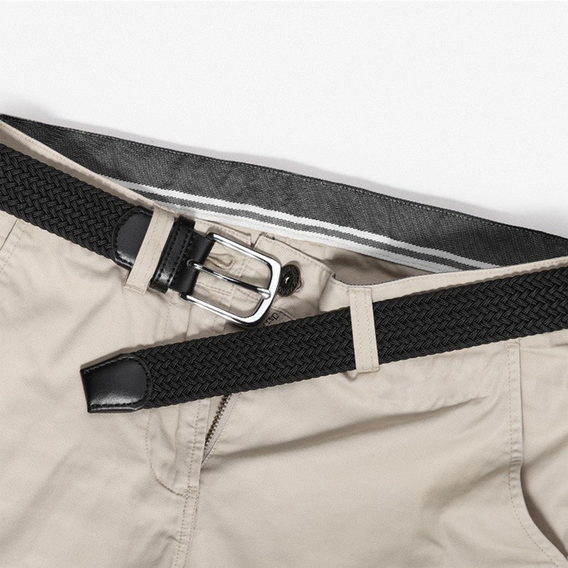 MATLAB Stretch Belt Fabric Belt Braided Elastic Belt for Men