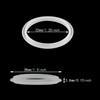 4PCS 32mm O-Rings Gasket Washer Basin Sealing Ring, Bathtub Plug