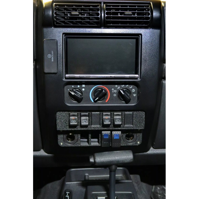 Jeep Wrangler TJ - LJ Stepped Switch Panel Fits 6