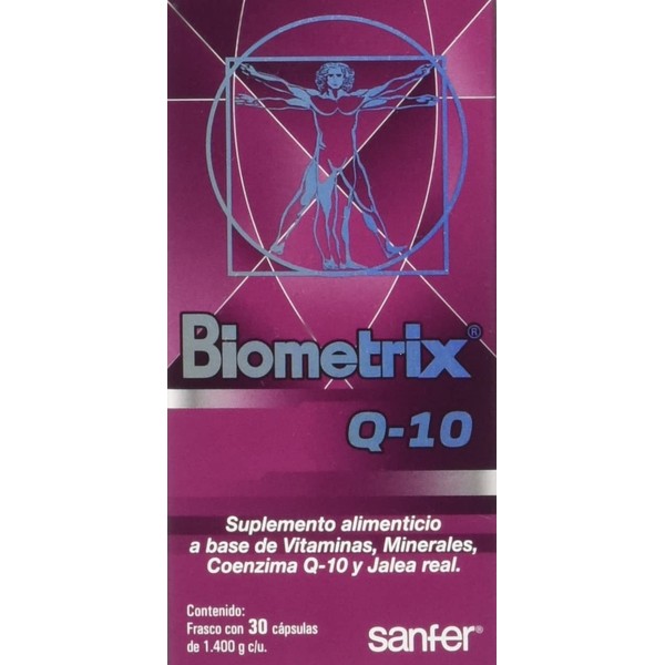 Biometrix complejo vitamínico Q-10, 30 Cápsulas.