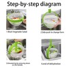 Salad Spinner Salad Dryer Strainer for Washing and Drying Salad,