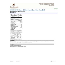 Dark Chocolate Peppermint Coins Gift Bag