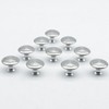 Acero Inoxidable Pomo de Armario Plata 20 Piezas Redondo