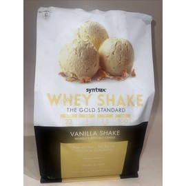 Syntrax Whey Shake The Gold Standard, 5lbs - Vanilla Shake Muscle Support 10/26