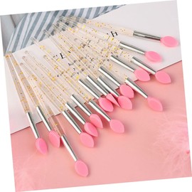 iplusmile 20piezas Mini Pincel de Silicona para Labios Pinciles de Silicona Transparentes para Aplicador de Labial para Maquillaje de Labios y Mascarilla Labial