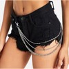 Nobrand COLORFULBLING 3 Pieces Jeans Chains Wallet Chain Pocket Chain
