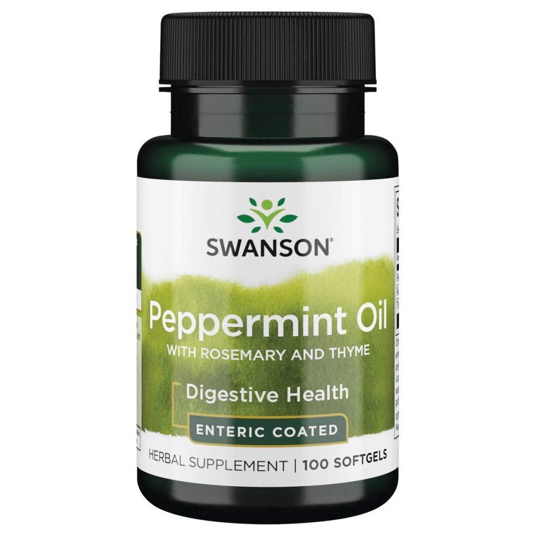 Swanson Peppermint Oil Combination 100 Sgels