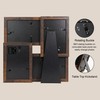 SZYUU 4x6 Collage Picture Frame,4 Photo Frame with Real Glass,Family
