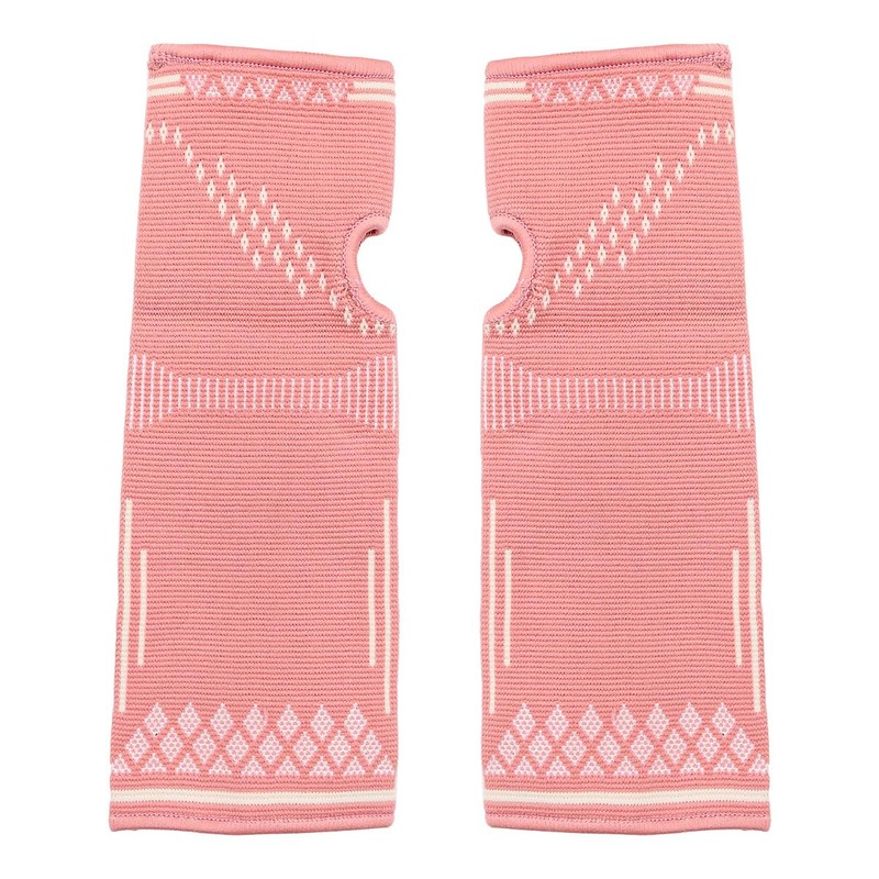 ZONADAH Arm Guard Pair, Pink Forearm Sleeves with Wrist Support,