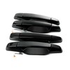 4 PCS Black Exterior Door Handle Front Rear Driver Passenger
