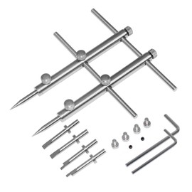 eTone Ultra Fine Photo Accessories Spanner Wrench Tool For SLR DSLR Large Format Camera Lens Repair Opening Retaining Ring Remover, Anti-Magnetic 3 Tips, 6 Screws and 2 Hexagon.