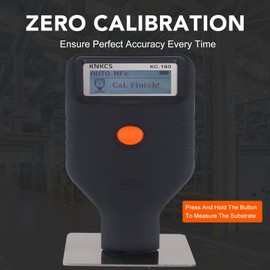 KNKCS Paint Thickness Gauge - Paint Depth Gauge Automotive for Iron, Aluminum, Zinc Fe Putty, with 0~3000μm Range, Support Bluetooth and Mobile APP