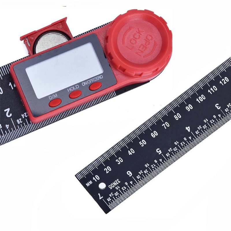 Gasea Digital Angle Finder Ruler, 200mm/7 Inch LCD Digital Protractor