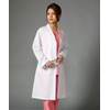 Lab Coatnet Women's Exam Cloth Long Sleeve White, white