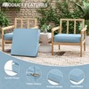 Tounosnt Patio Chair Cushions 24 X 24 X 5 Inch