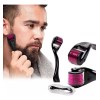 Dermaroller Facial Barba 0.25-2 Mm Titanio Regenera Colágeno