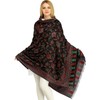 Exotic India Reversible Jamawar Shawl from Amritsar wit - Color