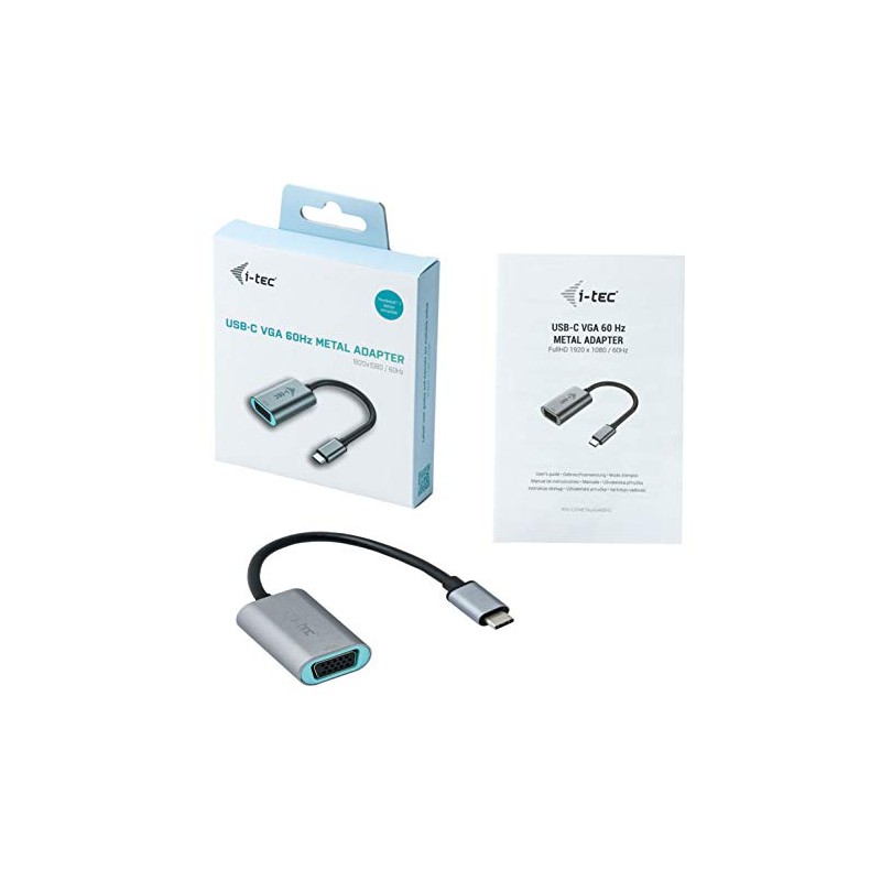 I-Tec USB-C Metal VGA Adapter 60Hz