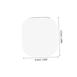 PACKOVE 10pcs Small Mirror Sheets for Makeup and Craft Projects Versatile Makeup Mirror Glass Lenses for Home Travel and Beauty Use Lightweight and Crafting Supplies