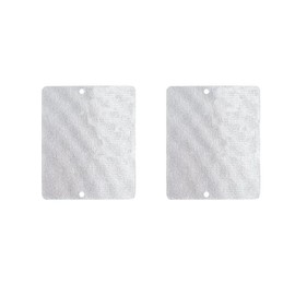 Microwave Wave Guide Cover WB34X21271 & 3026729 Compatible with GE General Electric Hotpoint RCA Sears Kenmore Countertop Microwaves AP5791399 & PS8754952, 3-3/8 x 4-1/8 Inches(2 pcs)