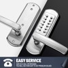 Keyless Entry Door Lock with Handle - Mechanical Lock with