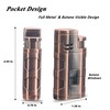 Torch Lighter Triple Jet Flame Refillable Butane Cigar Lighter Windproof