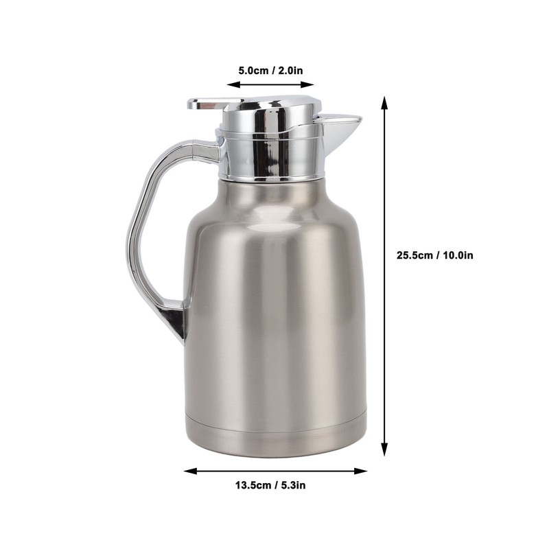 304 Stainless Steel Thermal Tea Pot Insulated Coffee Pot Hotel