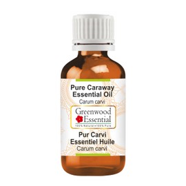 Greenwood Essential Pure Caraway Essential Oil (Carum carvi) Steam Distilled 15ml (0.50 oz)