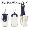 Mirhua Golf Ball Pouch, Blue, Open/Close, Easy On/Off Golf Ball