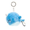 Mr. Wonderful Small Narval Colourful Plush Keyring Large, Colourful