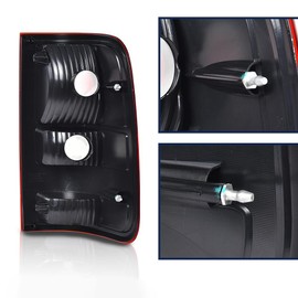 PIT66 Tail Lights Compatible with Ford F150 2004-2006 Rear Lights Brake Lamps Drive & Passenger Side