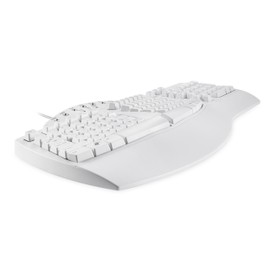 Perixx PERIBOARD-512W Periboard-512 Ergonomic Split Keyboard - Natural Ergonomic Design - White - Bulky Size 19.09"X9.29"X1.73", US English Layout